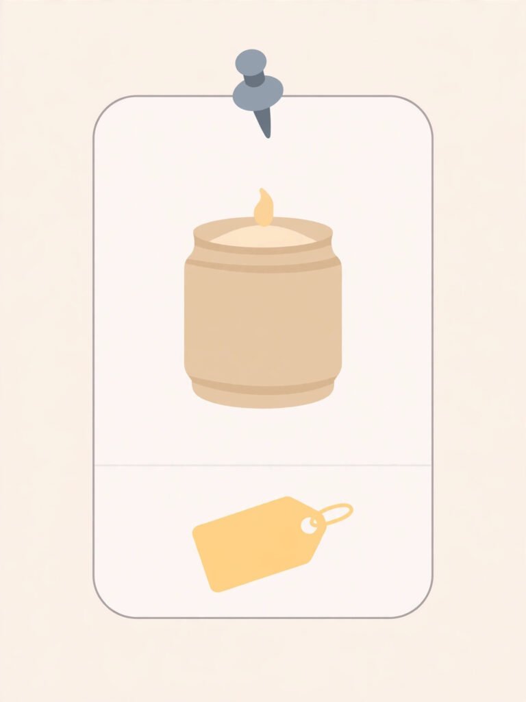 Pinterest shopping pin with product image price tag