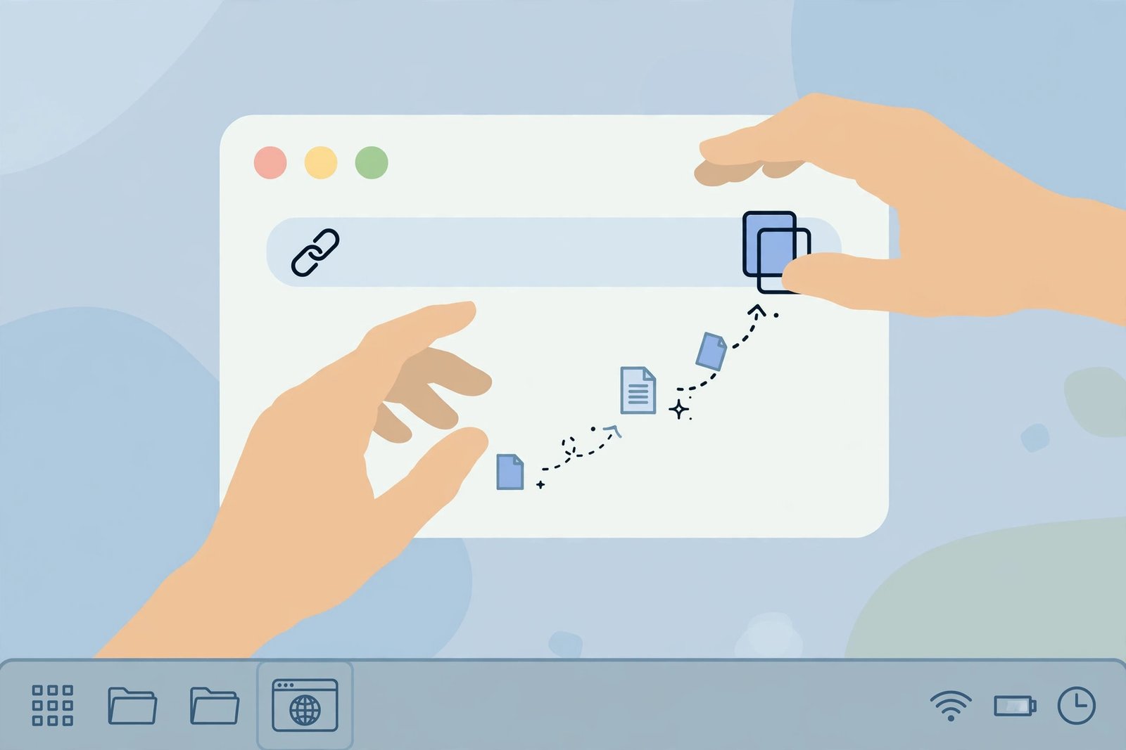 Copying a Pinterest video link in a Linux browser