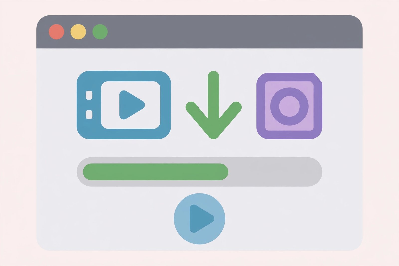 Linux terminal window saving a downloaded video file
