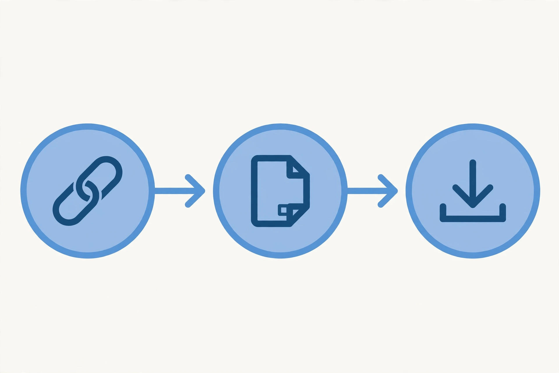 Three steps to download Pinterest videos: copy link, paste, download