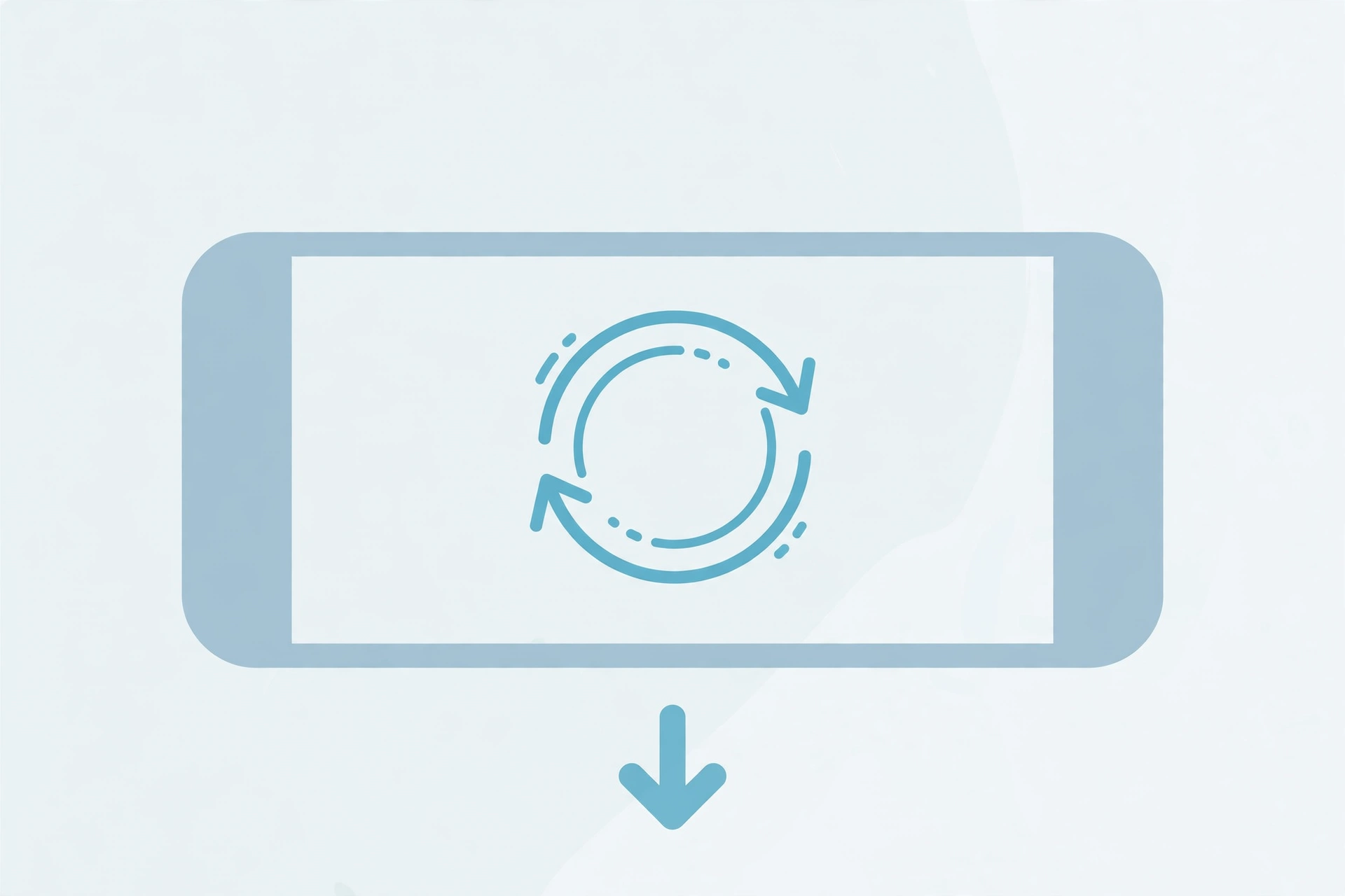 Smartphone showing Pinterest animation next to a looping GIF icon illustration