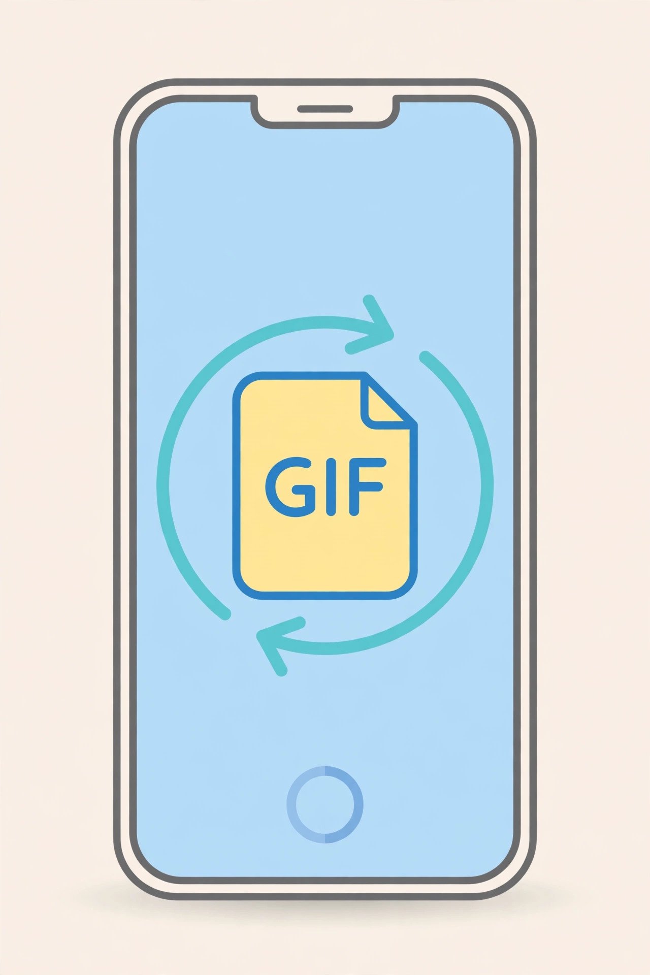 GIF file converting to Live Photo on iPhone